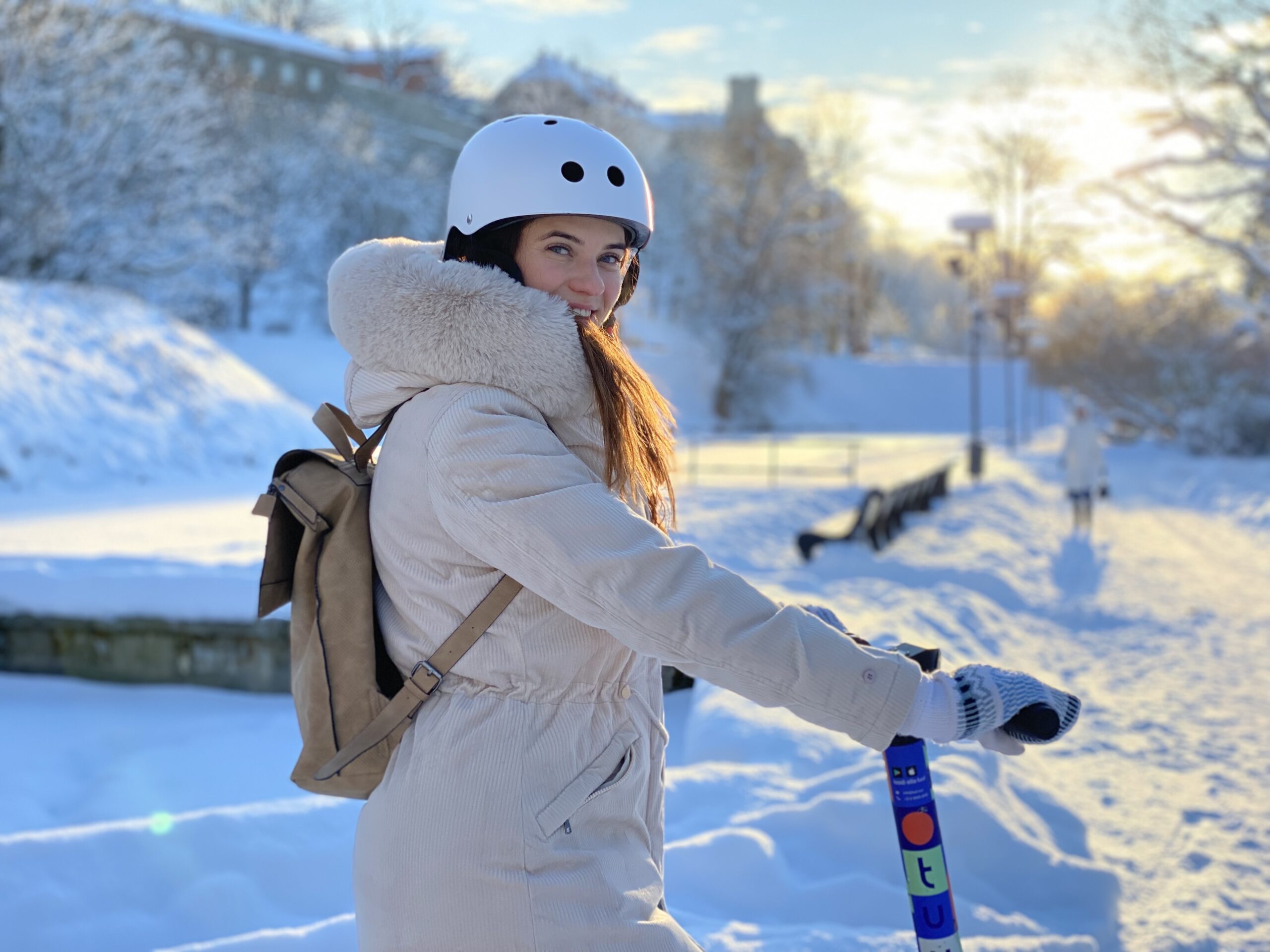 Let the snowy scooter season win your heart